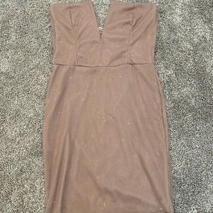 Baby pink sparkly dress